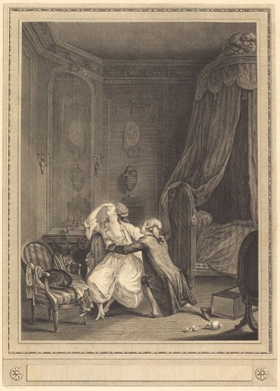 遅い悔い改め 作： Gerard Rene Le Vilain after Nicolas Lavreince