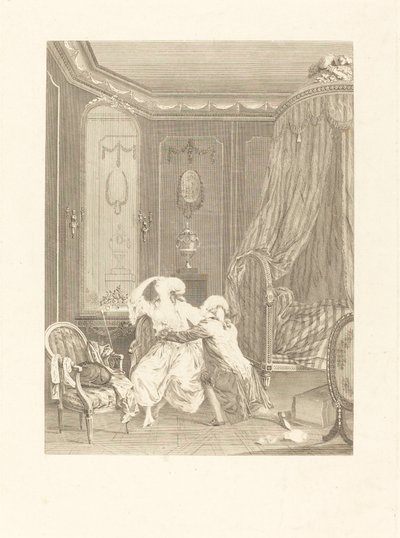 遅い悔い改め 作： Gerard Rene Le Vilain after Nicolas Lavreince