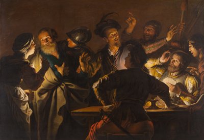 聖ペテロの否定、1620-1625年頃 作： Gerard Seghers