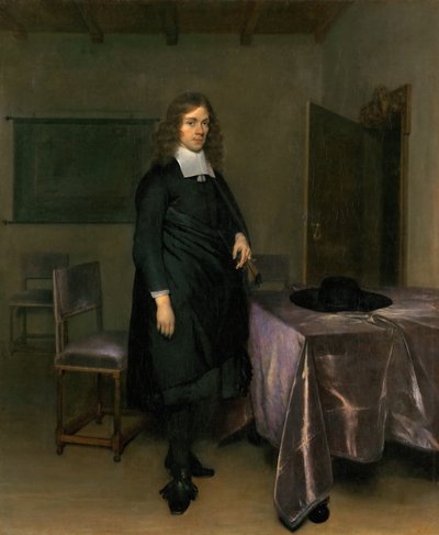 男の肖像 作： Gerard Ter Borch the Younger