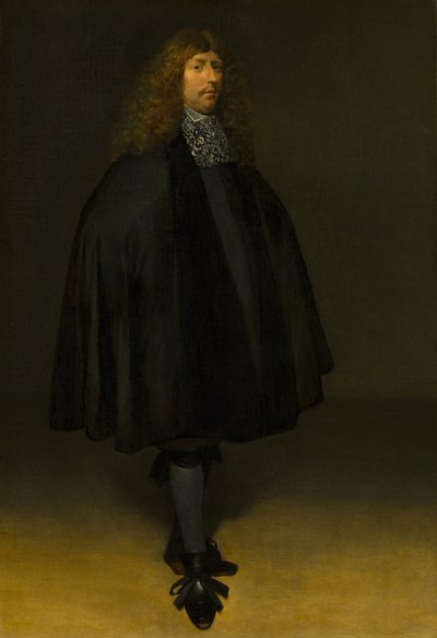 自画像、1668年頃。 作： Gerard Ter Borch the Younger