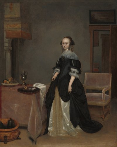 マリア・ヴァン・スフテレン、c。 1666年。 作： Gerard Terborch II