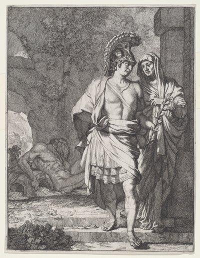 アエネアスとシビュラ 作： Gerard de Lairesse