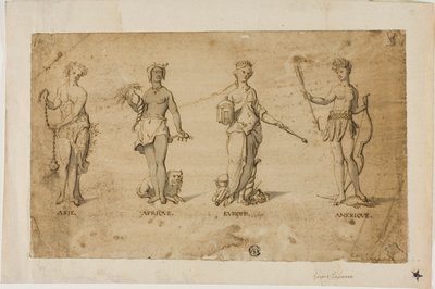 四大陸 作： Gerard de Lairesse