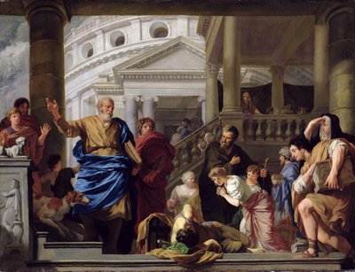アナニアの死、1687-89 作： Gerard de Lairesse