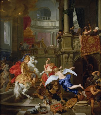 寺院からのヘリオドロスの追放、1674年 作： Gerard de Lairesse