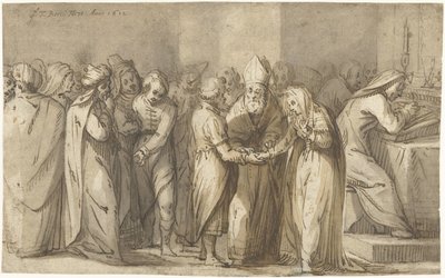 聖母マリアの結婚の祝福 作： Gerard ter Borch