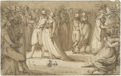 パーティーシーン イタリアンボール 作： Gerard ter Borch