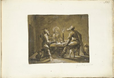 エマオでの食事 作： Gerard ter Borch (I)