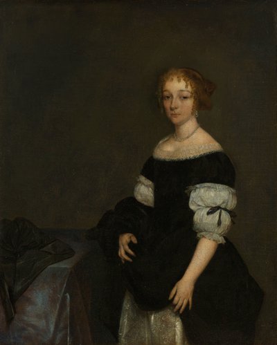 アレッタ・パンクラス (1649-1707) フランソワ・ド・ヴィックの妻 作： Gerard ter Borch (II)