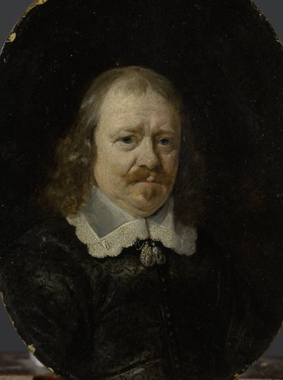 ゴダール・ファン・リード (1588-1648)、ネダーホルストの領主。 ミュンスターでの平和会議でのユトレヒト管区代表 (1646-48) 作： Gerard ter Borch (II)