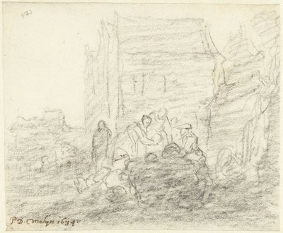 夜の野菜市 作： Gerard ter Borch (II)