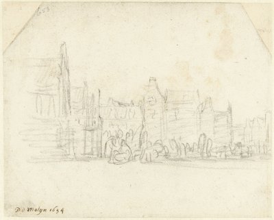 ハールレムのマルクト広場 作： Gerard ter Borch (II)