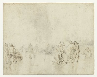 コルフ奏者とのアイスフェイス 作： Gerard ter Borch (II)