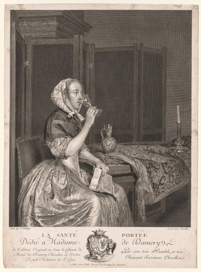 トーストを飲む。 作： Gerard ter Borch