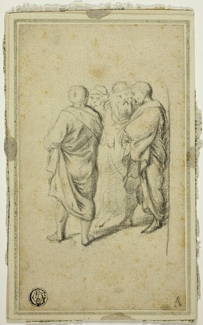 トガを着た4人の男たち 作： Gerard ter Borch