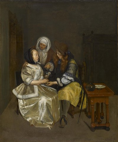 レモネードのグラス、1964年頃 作： Gerard ter Borch