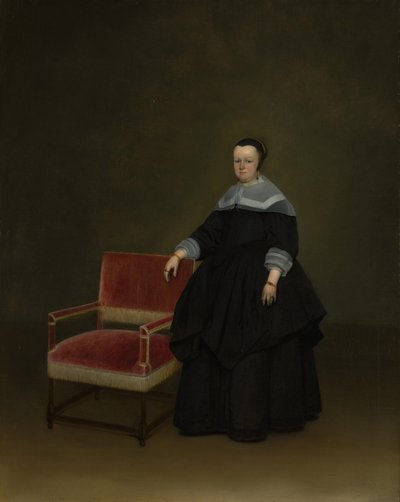 マルガレッタファンヘックスベルゲン、1666年〜67年頃 作： Gerard ter Borch