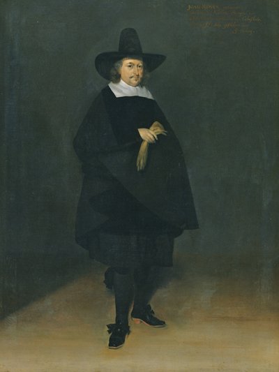バーガーマイスター・ヤン・ルーバーの肖像（1610-61） 作： Gerard ter Borch
