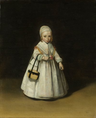 ヘレナファンデルシャルケの肖像、1648年頃 作： Gerard ter Borch