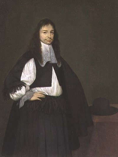 紳士の肖像、c.1667-8（ペアについては64506を参照） 作： Gerard ter Borch