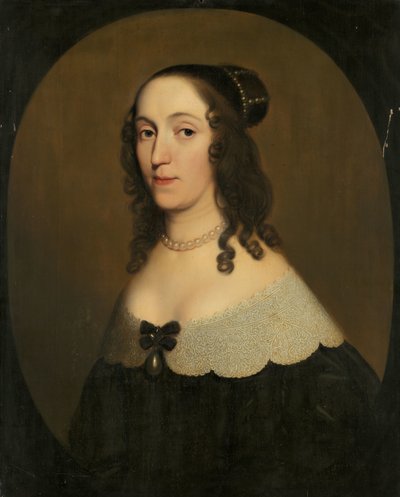 ソルムス＝ブラウンフェルス伯爵夫人ルイーズ・クリスティーナ (1606-69) の肖像 作： Gerard van Honthorst (workshop of)