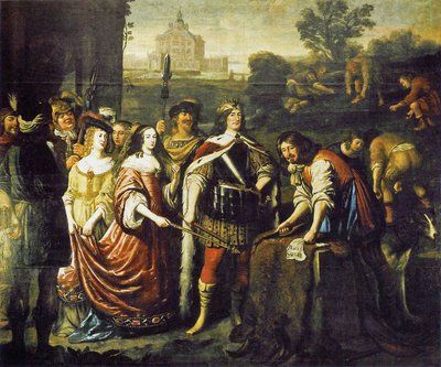 オラニエンブルク建国の寓話 作： Gerard van Honthorst