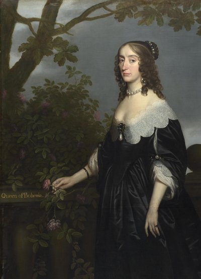 ボヘミア女王エリザベス・スチュアート 作： Gerard van Honthorst