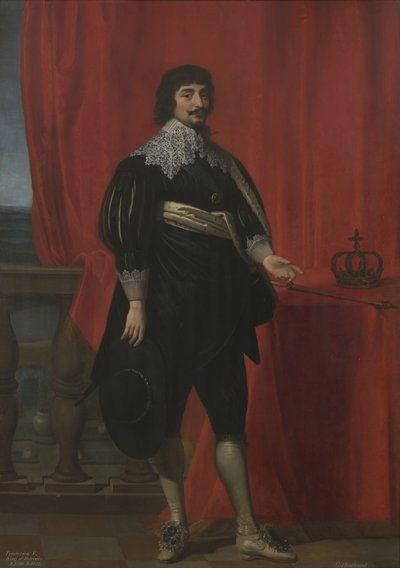 ボヘミア王フリードリヒ5世（1596-1632）の肖像 作： Gerard van Honthorst