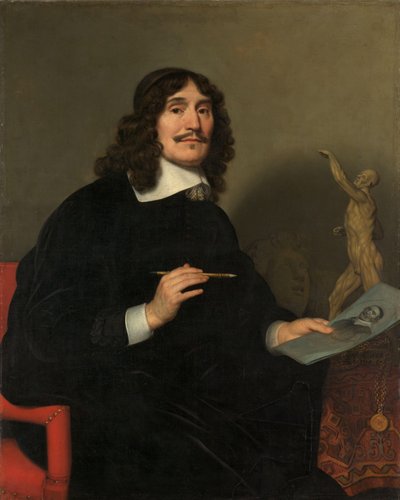 芸術家の肖像 作： Gerard van Honthorst