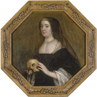 ソルムスのアマリアの肖像 作： Gerard van Honthorst
