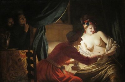 蚤狩り 作： Gerard van Honthorst