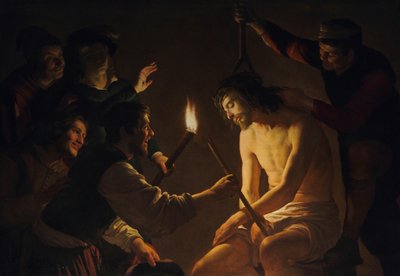 キリストへの嘲笑 作： Gerard van Honthorst