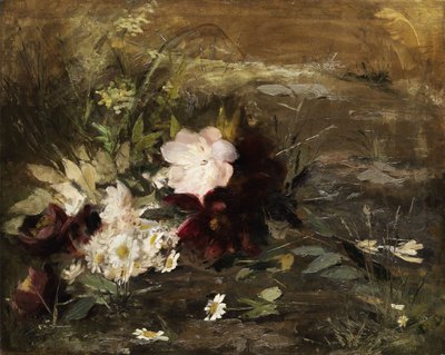 オランダ語：シーローゼンの花と海岸のヒナギク 作： ジェラルディーナ・ヤコバ・ファン・デ・サンデ・バクホイゼン