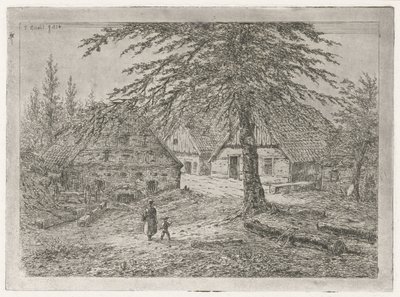 農場 ベントハイムの製材所 作： Gerardus Emaus de Micault