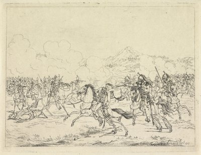 ブルンスワイクのフレデリック・ウィリアムの殺害、1815年 作： Gerardus Emaus de Micault