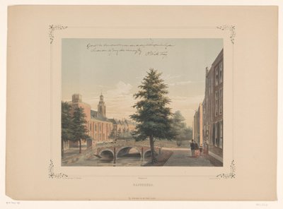 ライデンのラーペンブルクの眺め Rapenburg (オブジェクトのタイトル) 作： Gerardus Johannes Bos