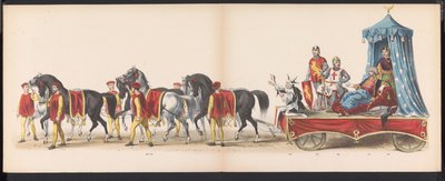 ライデン学生のマスカレード、1870年（プレート3） 1870 年 6 月 7 日にライデン学生団のメンバーが開催した衣装を着た行進。 作： Gerardus Johannes Bos