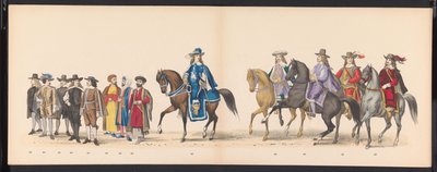 ライデン学生のマスカレード、1875年（プレート15） 1875 年 6 月 15 日にライデン学生団のメンバーが開催した仮面舞踏会。 作： Gerardus Johannes Bos