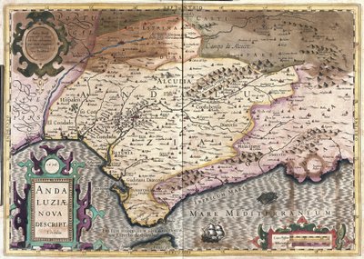 スペイン、アンダルシア（彫刻 作： Gerardus Mercator