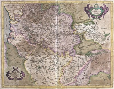 フランス、アルトワ（彫刻 作： Gerardus Mercator