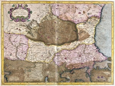 ブルガリアとルーマニア（彫刻 作： Gerardus Mercator