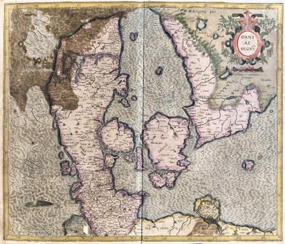 デンマーク（彫刻 作： Gerardus Mercator