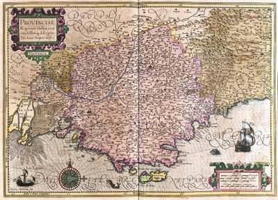 フランス（彫刻 作： Gerardus Mercator