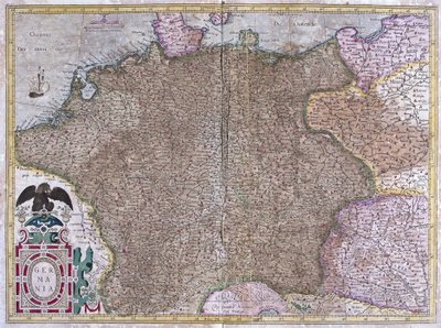 ドイツ (彫刻) 作： Gerardus Mercator