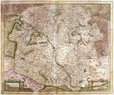 ハンガリー（彫刻 作： Gerardus Mercator