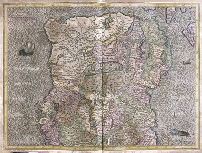 アイルランド 作： Gerardus Mercator