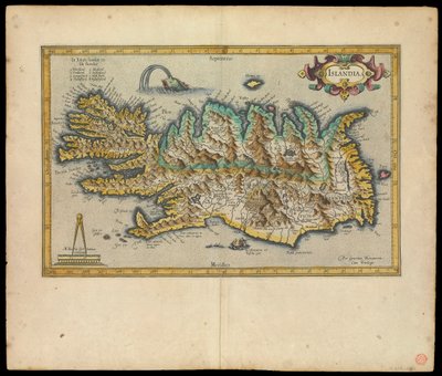 1595年頃（インク、水彩、エングレーヴィング、紙） 作： Gerardus Mercator