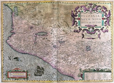 メキシコ (彫刻) 作： Gerardus Mercator