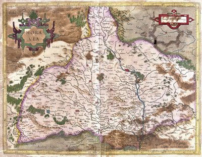 チェコのモラヴィア地方（彫刻 作： Gerardus Mercator